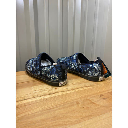 Sporto Puffer Women's Slip-on Blue Floral Size 9.5 New!