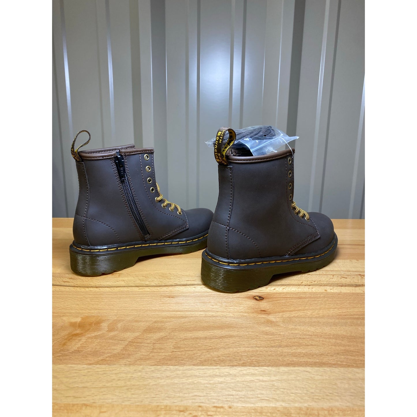 Dr. Martens 1460 J Gaucho Wildhorse Lamper Brown / Leather Youth Size 13 New!