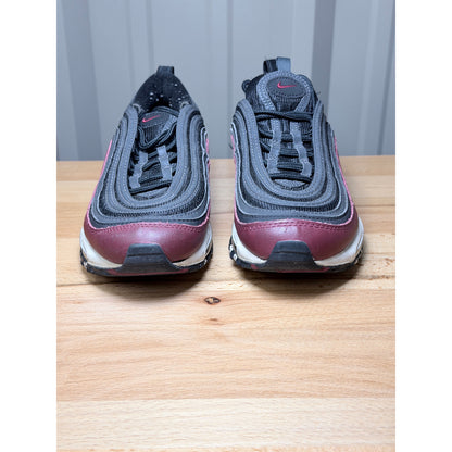 Nike Air Max 97 GS Anthracite Team Red 921522 690 Size 5.5y