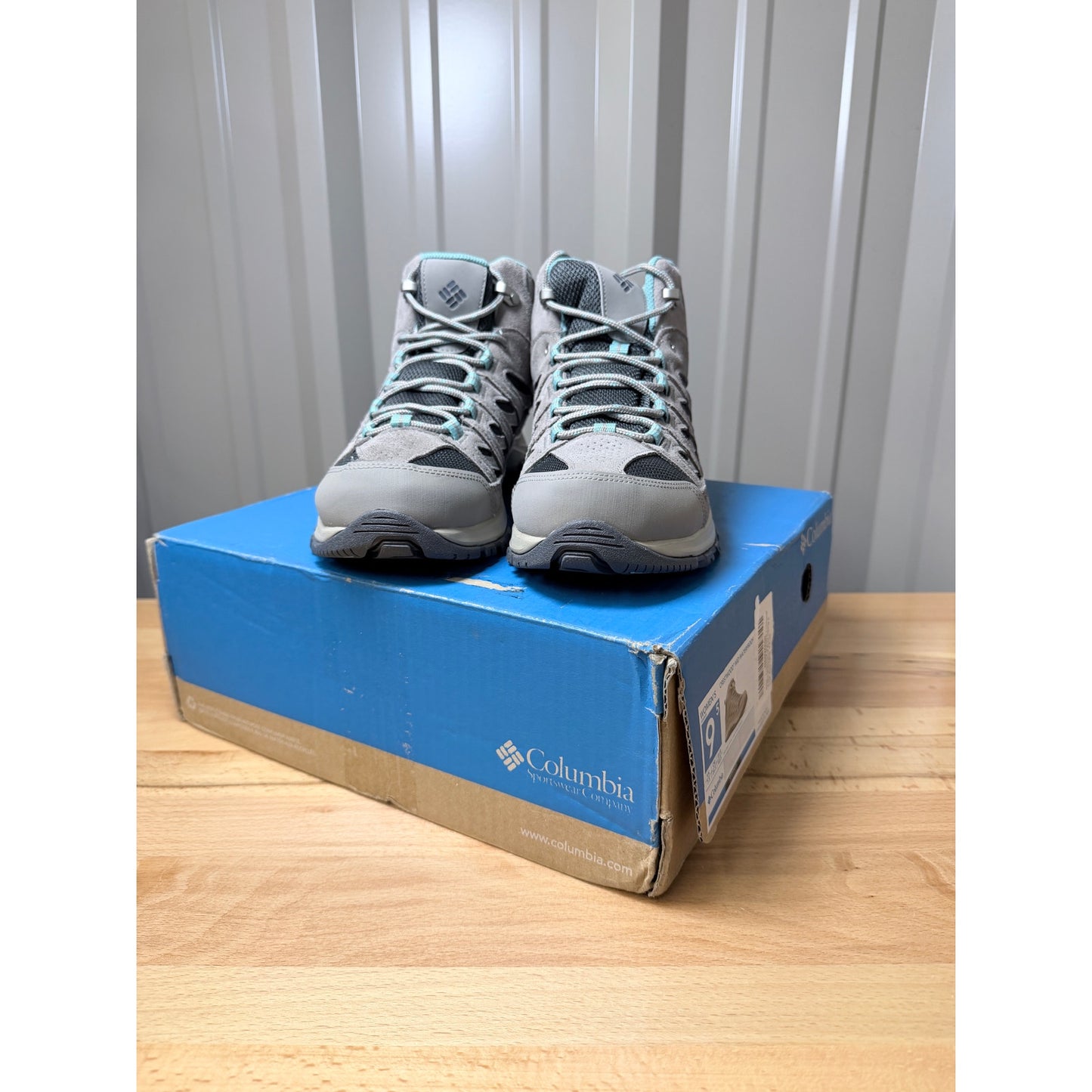 Columbia Crestwood Mid Women’s Waterproof Boots Dark Grey / Kettle Size 9.5 New!