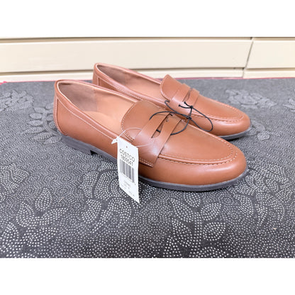 Kensie Gitty Women’s Cognac Brown Loafers Size 9 New!