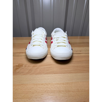 Pro-Keds Royal Plus Low Canvas Men’s Sneakers White / Navy / Red Size 9.5 New!