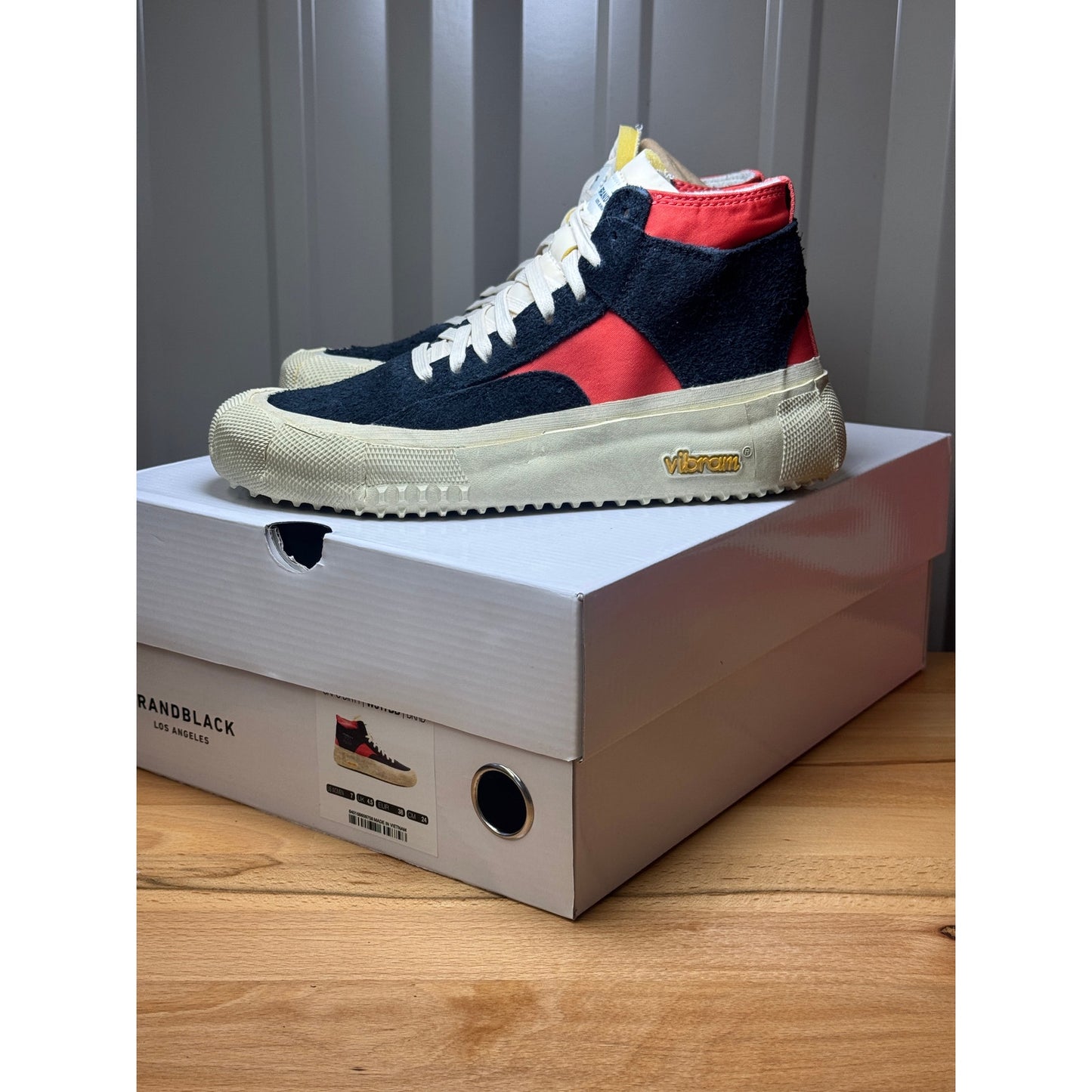Brandblack Capo Dirty Women’s Black / Red W517BB Size 7 New!