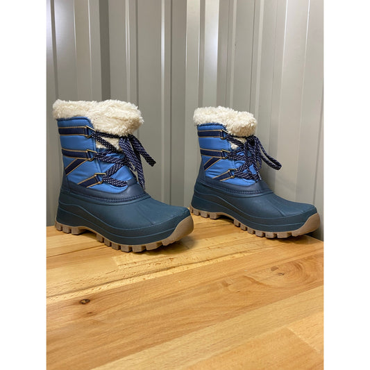 Storm by Cougar Fresno-Q Women's 9 Navy Waterproof Winter Boots New!