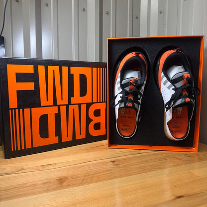 MSCHF BWD Dual Directional White Orange Black Men's Size 12 MSCHF-004 NIB