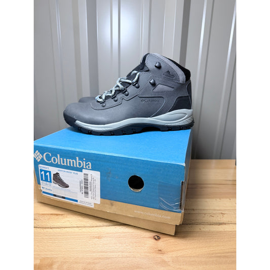 Columbia Newton Ridge Plus Waterproof Women’s Quarry Gray Boots Size 11 New!