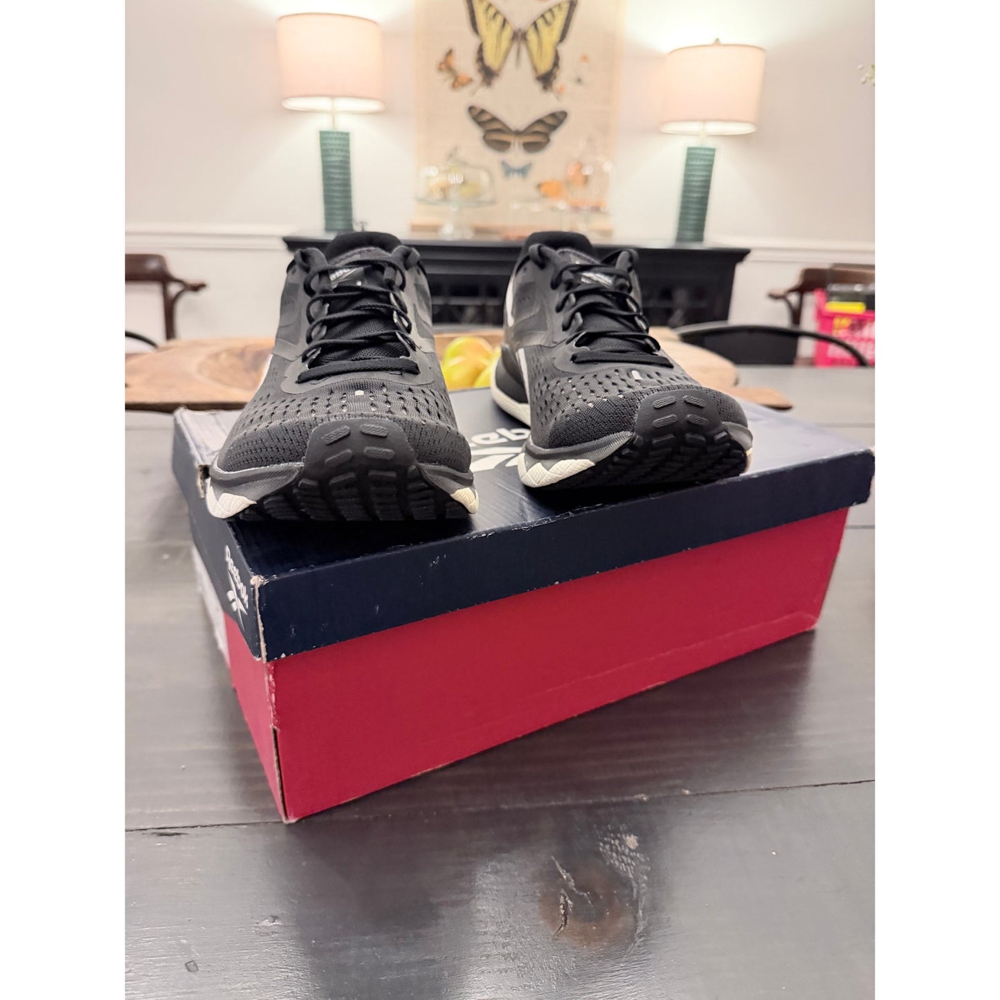 Reebok Floatride Run Fast 2.0 Men’s Black / Gray / White Sis 11 New!