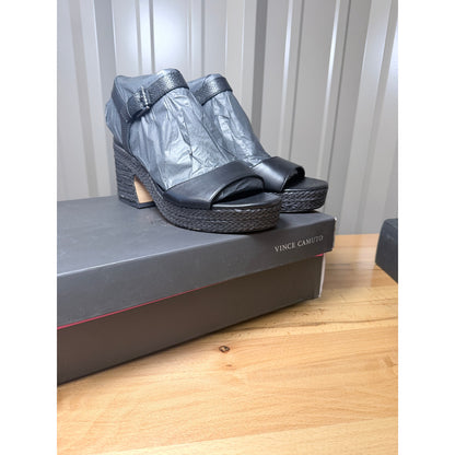 Vince Camuto Ranneli Women’s Black Wedge Size 9.5 New!