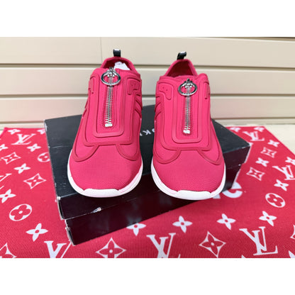 DKNY Nikki Zipper Slip On Women’s Red Sneakers Size 11