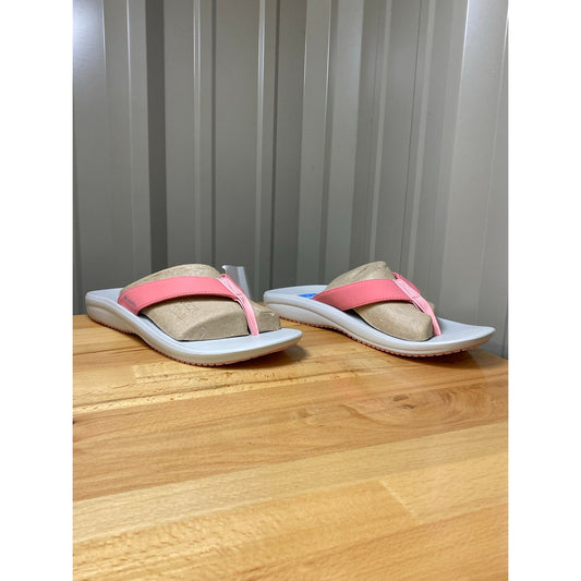 Columbia Barraca Flip Women's Size 11 Wild Salmon. Dark Mirage New!