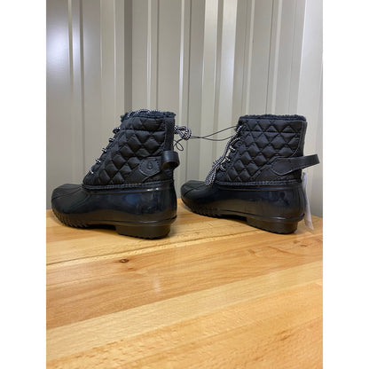 Sporto Women's Waterproof Black Boots Size 8 New!