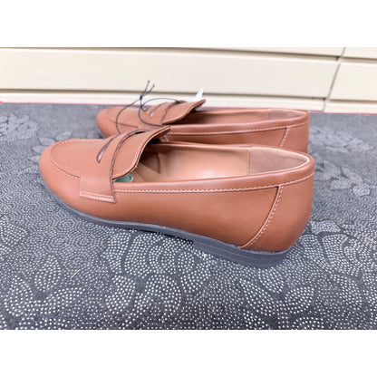 Kensie Gitty Women’s Cognac Brown Loafers Size 9 New!