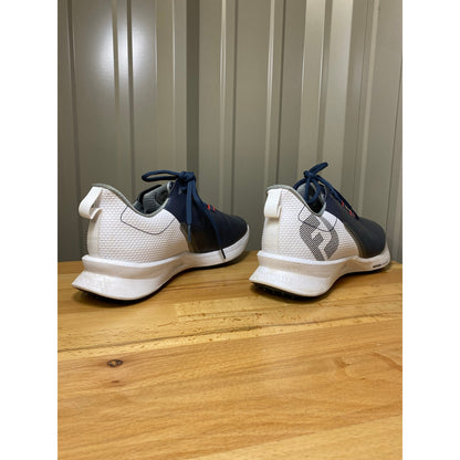 Foot Joy Fuel Men's Size 7.5 Wide Navy/White Golf Shoe