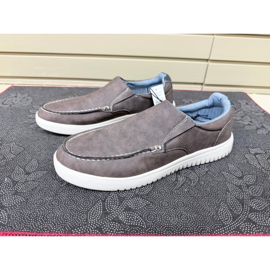 Izod Hampton Men’s Brown Slip On Memory Foam Shoes Size 11
