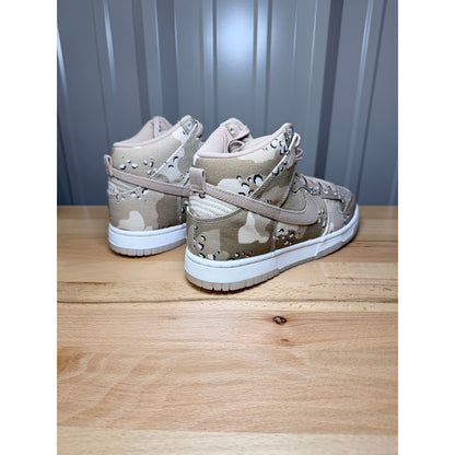 Nike Dunk High Desert Camo Women’s DX2314 200 Size 8.5 New!
