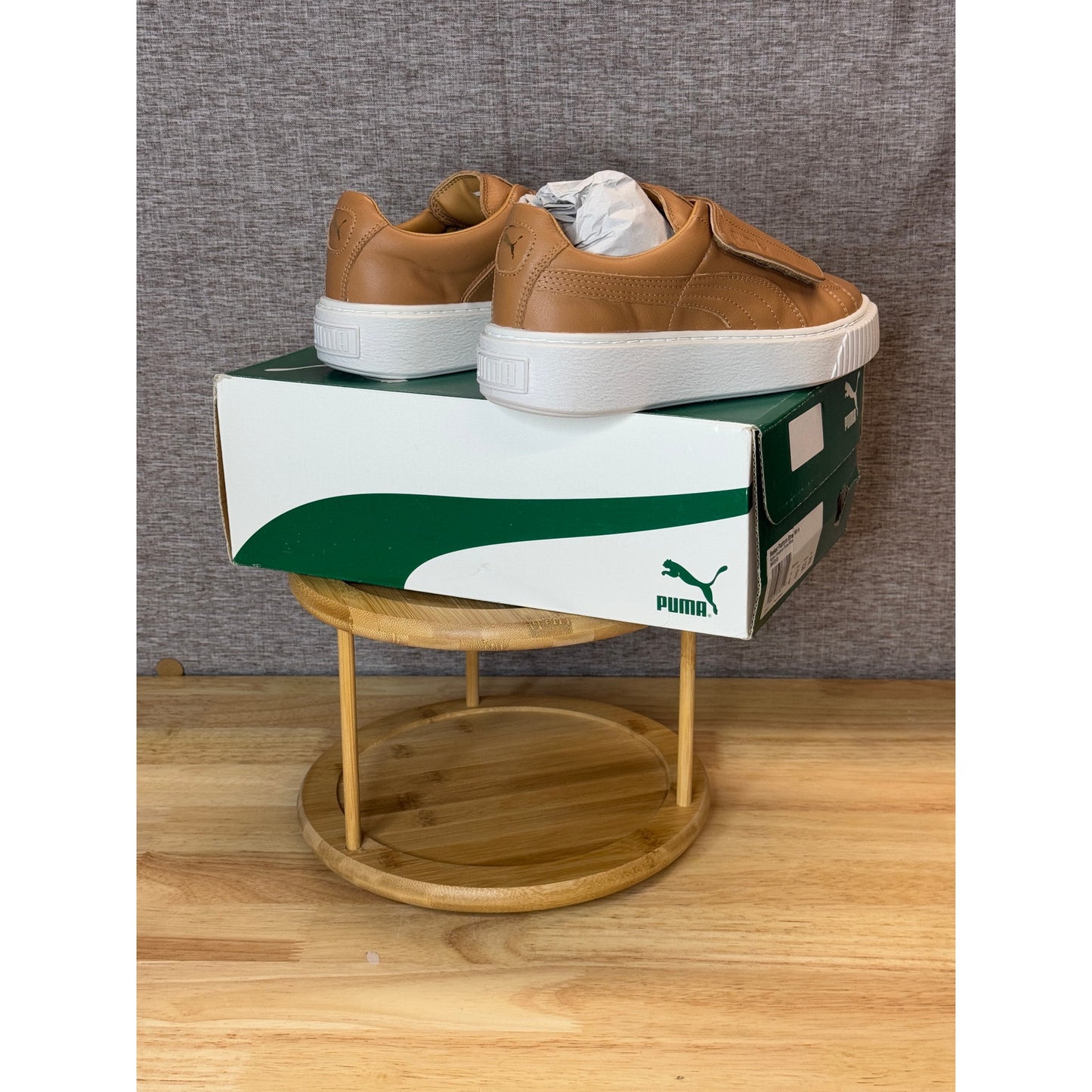 Puma Basket Platform Strap Women’s Sneaker Apple Cinnamon Size 6.5