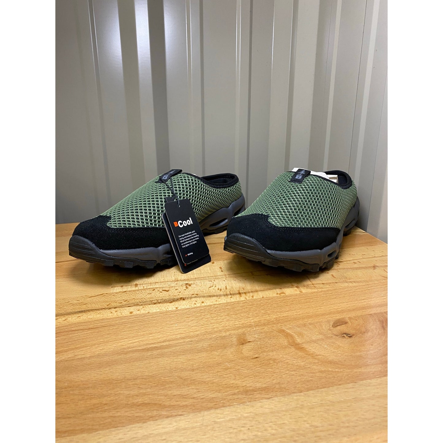 Bass Outdoor Aqua Mesh Slide Deep Green Men's Size 10 New!
