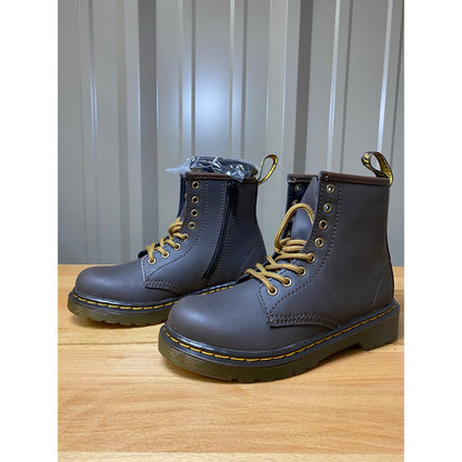 Dr. Martens 1460 J Gaucho Wildhorse Lamper Brown / Leather Youth Size 13 New!