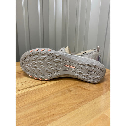 Skechers Breathe Easy a Look Mary Jane Flats Beige/Pink Women's Size 7.5 New!