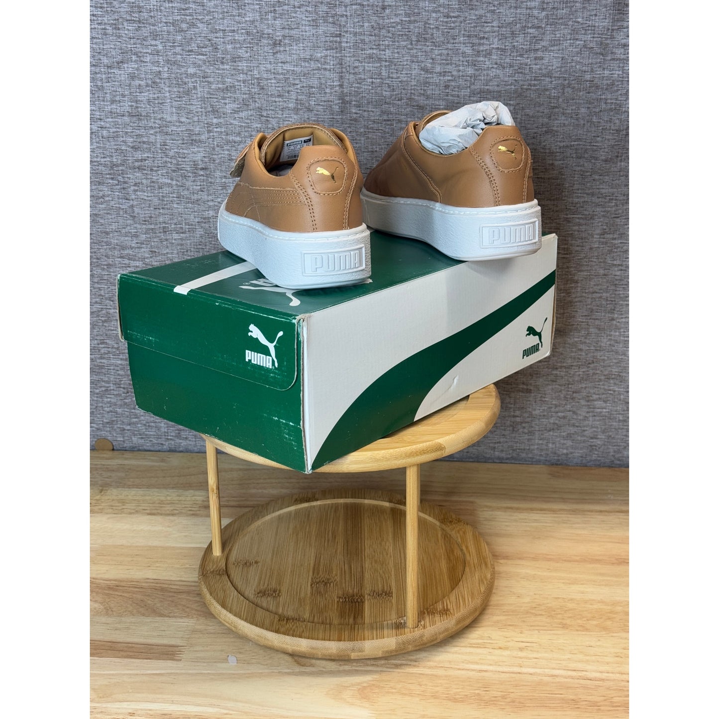 Puma Basket Platform Strap Women’s Sneaker Apple Cinnamon Size 6.5