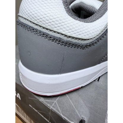 DC Shoes Cure Low Top Men’s White / Gray / Red Size 7.5 New!