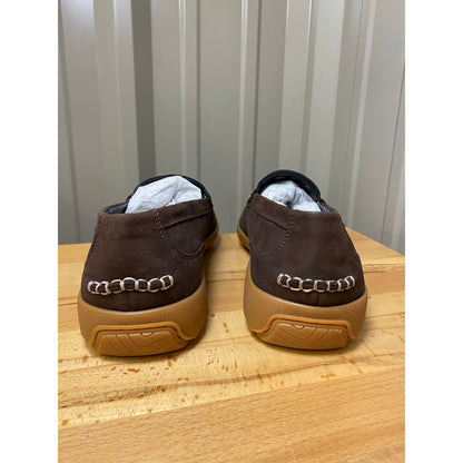 Hush Puppies Men's Finley Loafer Dark Brown Nubuck Size 11 New!